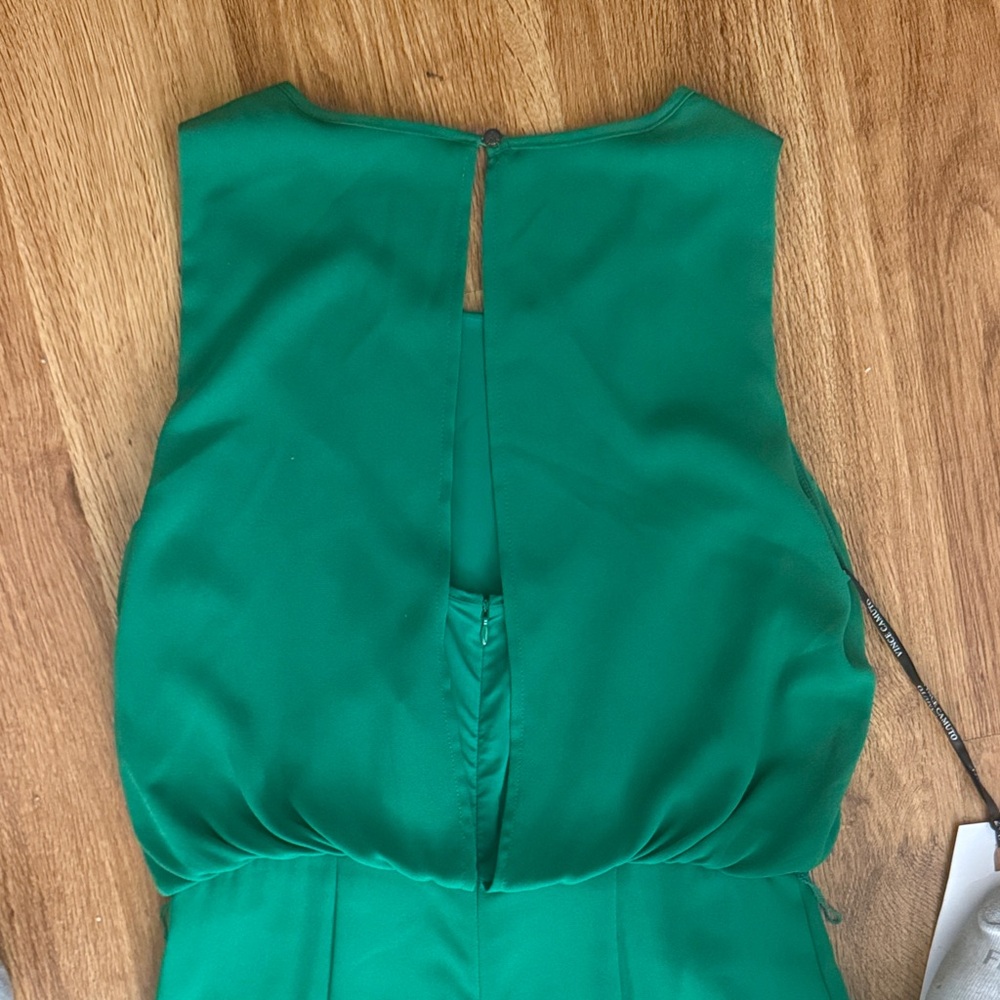 Vince Camuto Green Wide Leg Jumpsuit - Picture 5 of 7